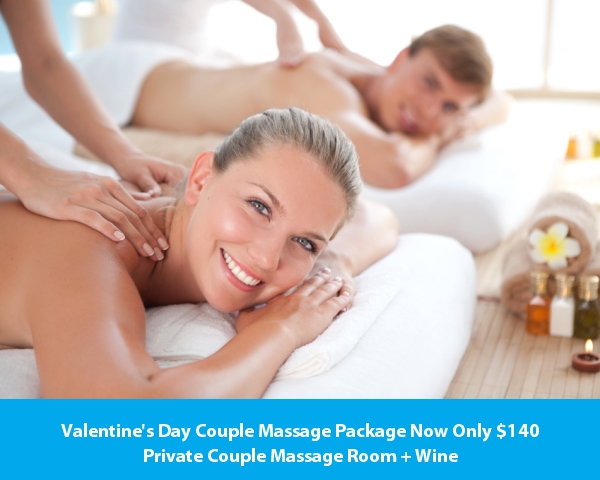2013 Valentines Day Couple Massage with Wine Hudson Spa New Jersey.